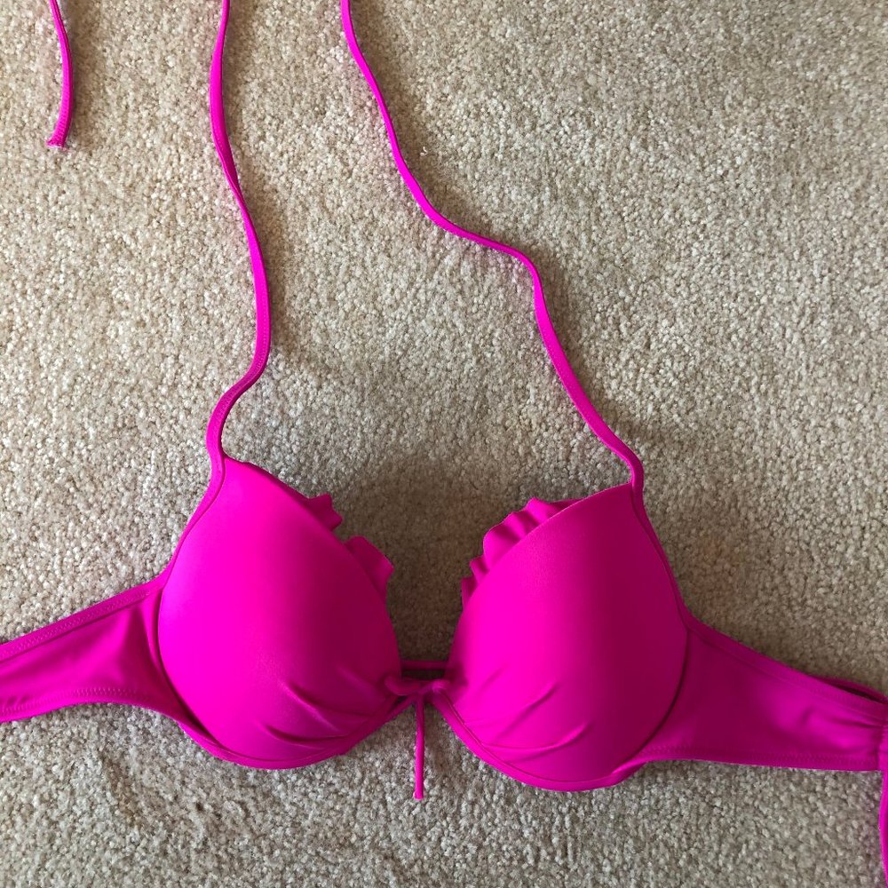 Victoria's Secret hot pink bikini bra top